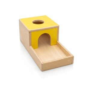 LOVEVERY Montessori Wooden Yellow Box "Inspector" Developmental Toy